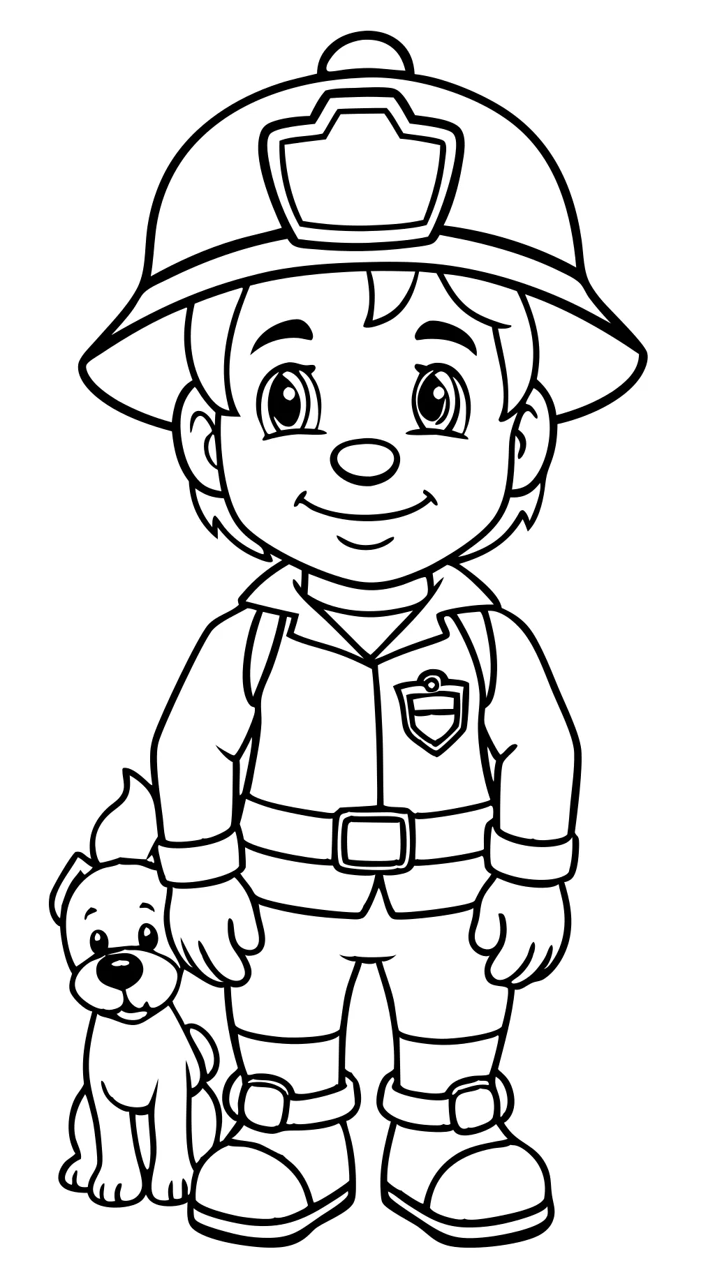 coloring pages fireman sam